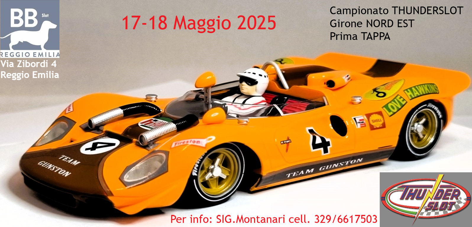 CAMPIONATO THUNDERSLOT GIRONE NORD EST Prima tappa