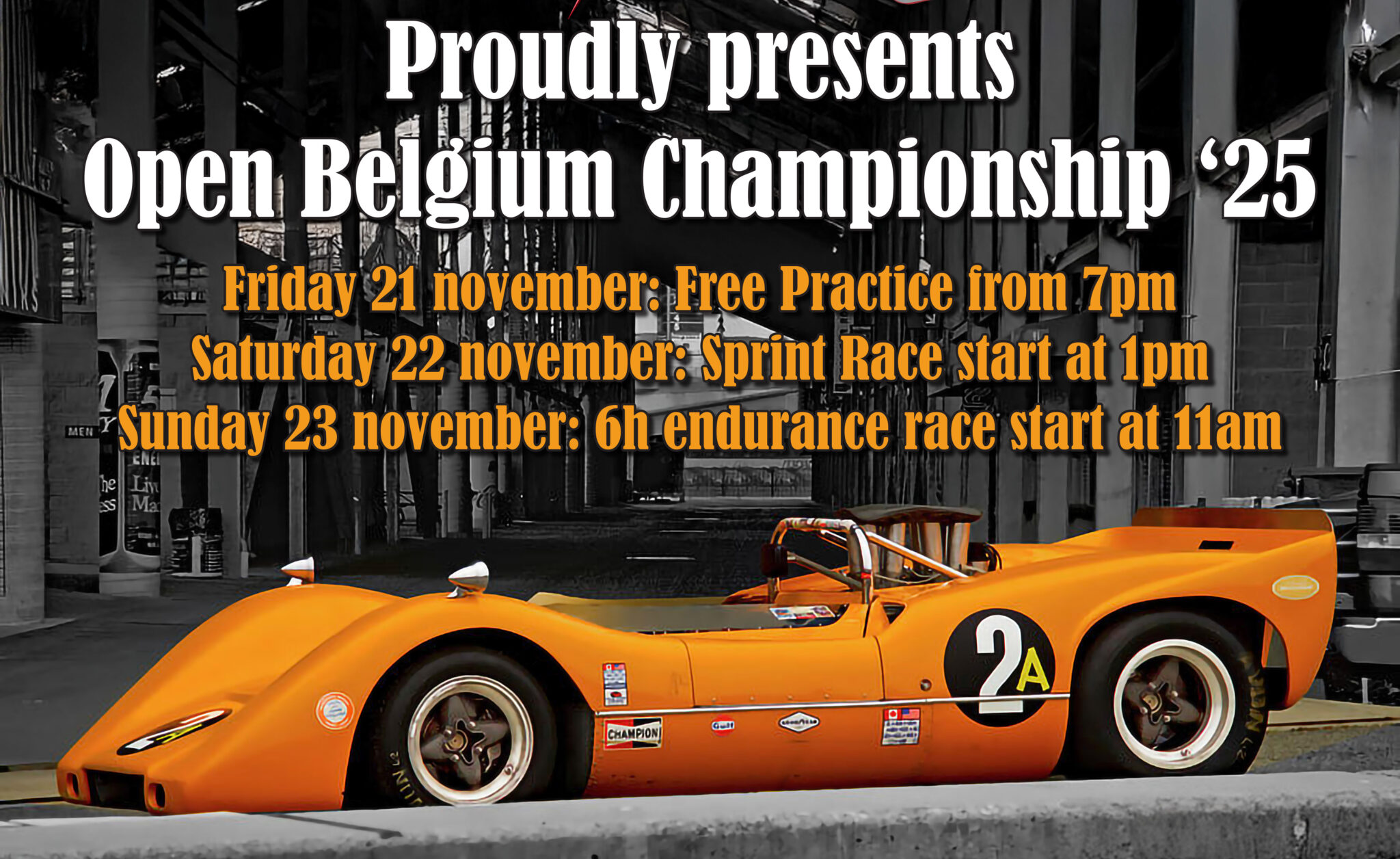 OPEN BELGIUM CHAMPIONSHIP 2025 THUNDERSLOT CLASSIC 21/22/23 November 2025