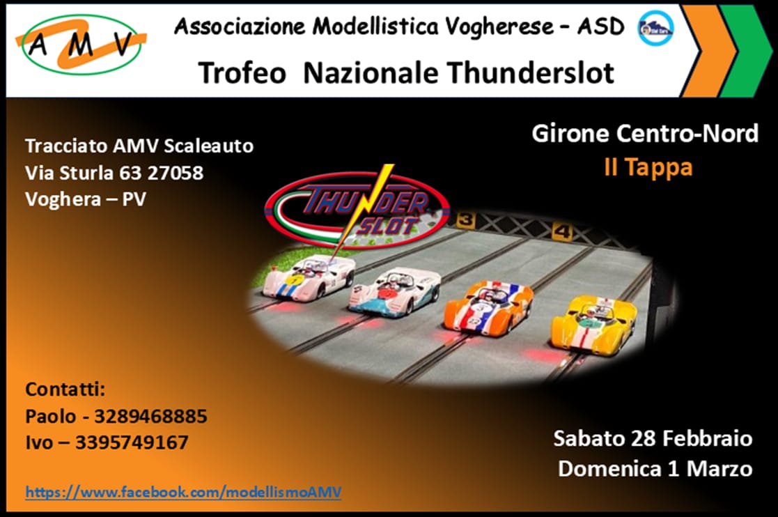 SECONDA TAPPA – Girone Centro Nord Torneo Thunderslot